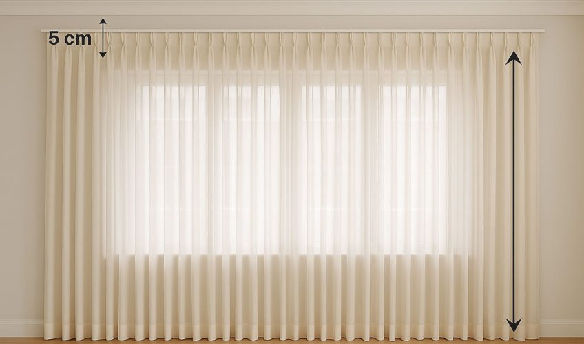 Altura ideal para instalar cortinas: evite erros na decoração
